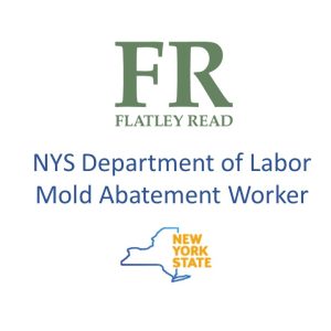 NYS Department of Labor mold abatement worker graphic