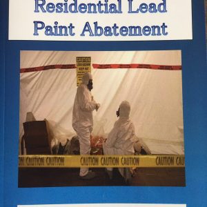 Cover page of a residential lead paint abatement technician course manual