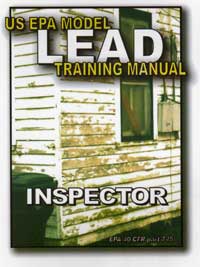 Cover page of a US EPA lead training course manual
