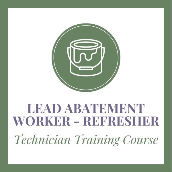 Lead abatement worker- refresher, technician training course graphic