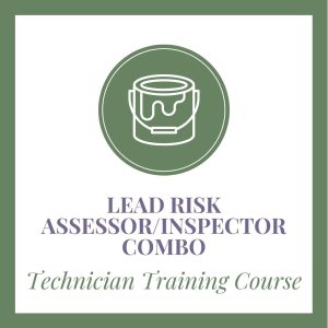 Lead risk assessor/ inspector combo, Technician training course graphic.