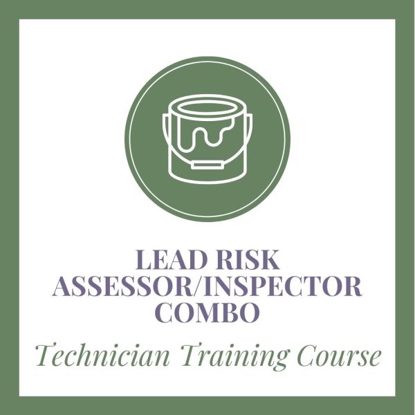 Lead risk assessor/ inspector combo, Technician training course graphic.