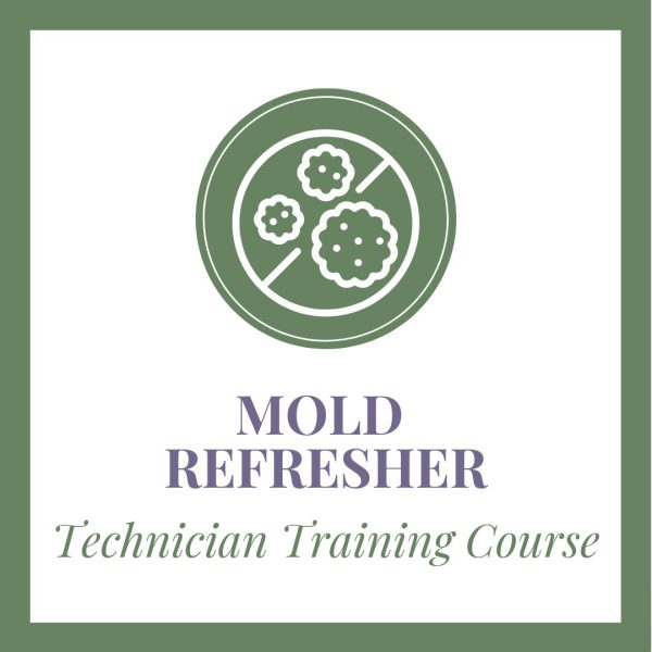 Mold refresher, technician training course graphic